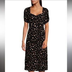 Sanctuary Women's Dark Oak Floral Midi Dress